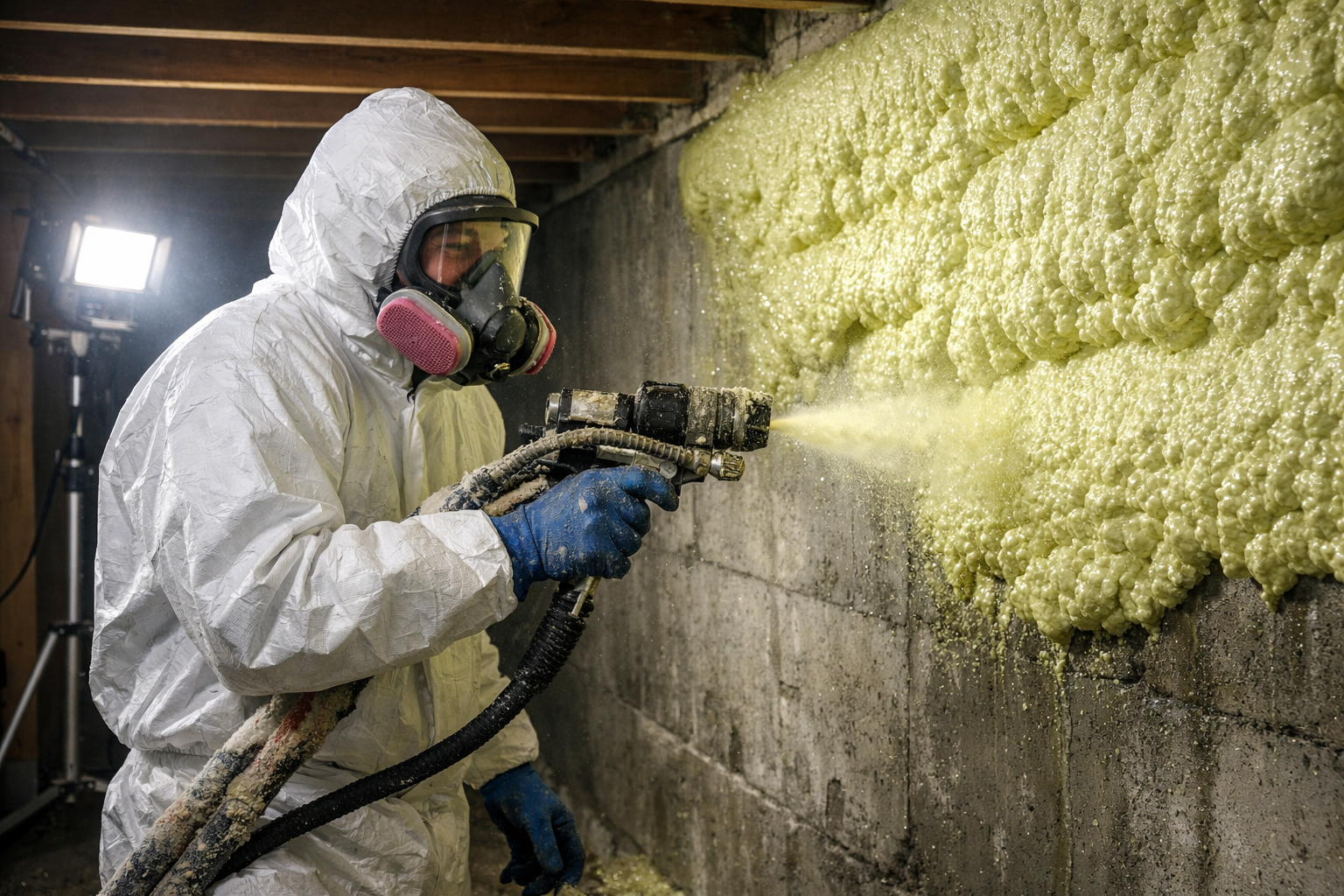 Spray foam insulation in Toronto